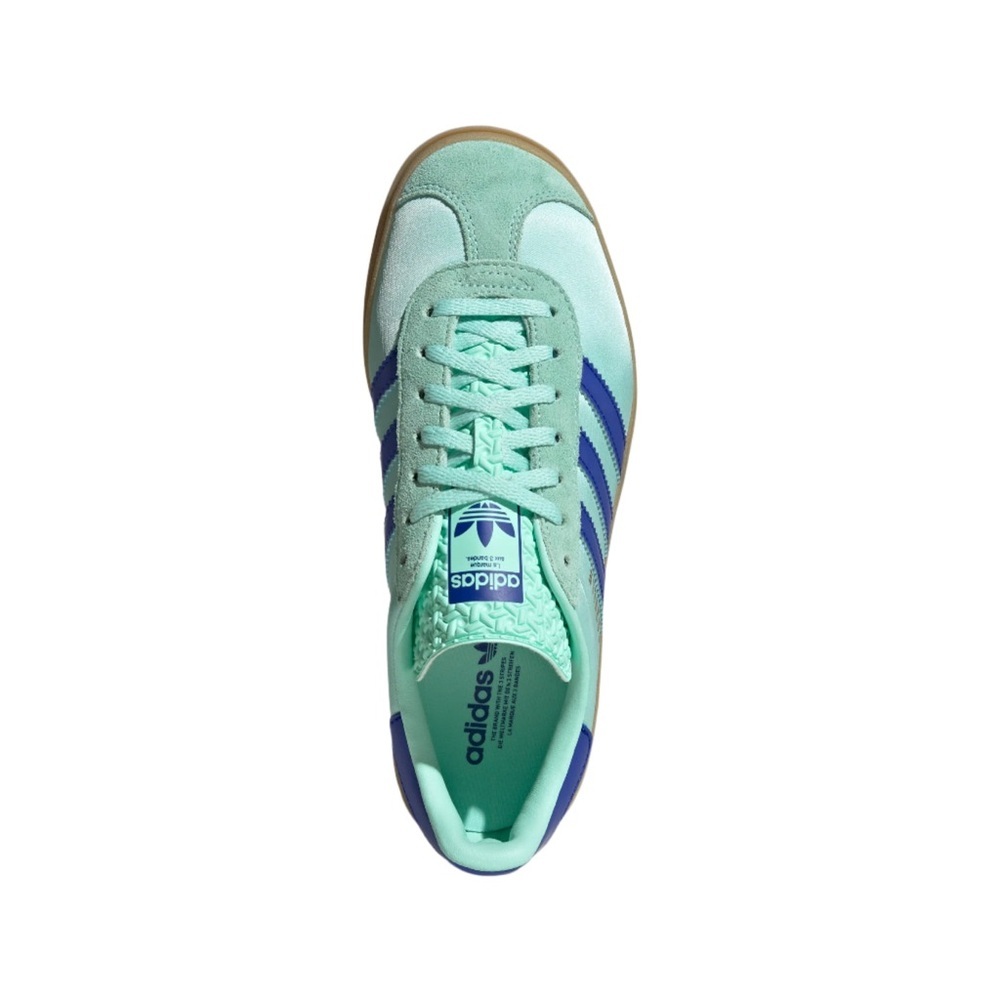 Adidas Women's Gazelle Mint and Blue Sneakers size 7.5 - Picture 5 of 12